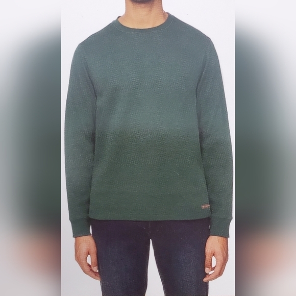 Men’s Legendary Green Long Sleeve Top Warm t-shirt Size L - Picture 9 of 10